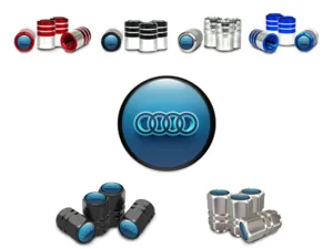 Audi Cappelli valvola Bici Design Sport Racing 